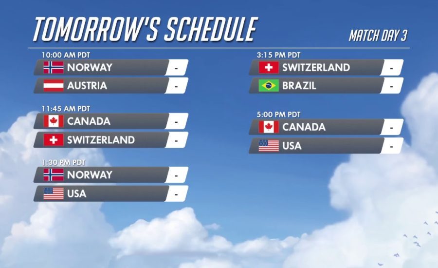 Overwatch World Cup USA 2018 - Day 2