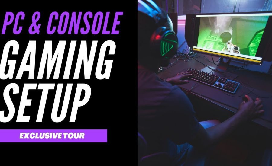 PC Console Gaming Setup Tour 2021