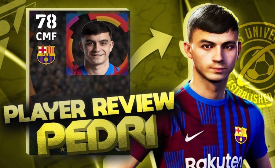 PEDRI PLAYER REVIEW - The Best CMF in the Game? | eFootball 2022 - Dream Team
