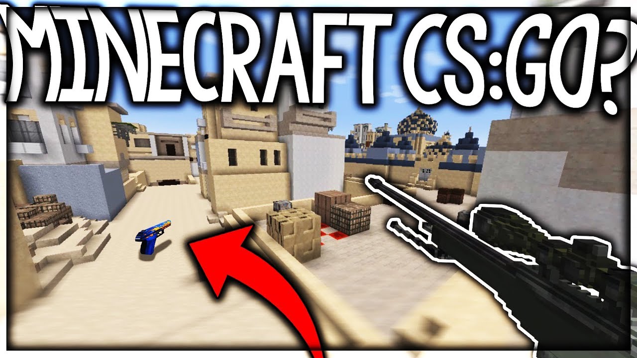 PLAYING CS:GO IN MINECRAFT..?