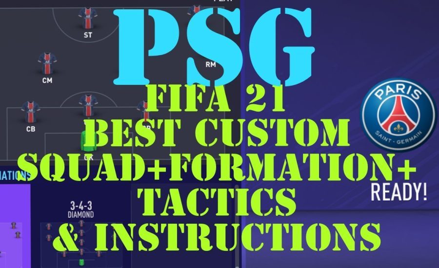 PSG DEFENSIVE TACTICS, INSTRUCTIONS IN FIFA 21 | META FORMATION. CAREER | FUT21 LATEST UPDATE