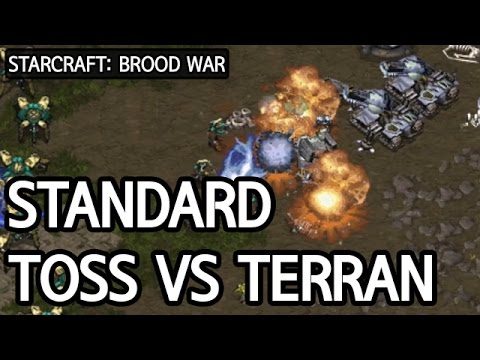 Playing stadard Protoss vs Terran l StarCraft: Brood War l Crank