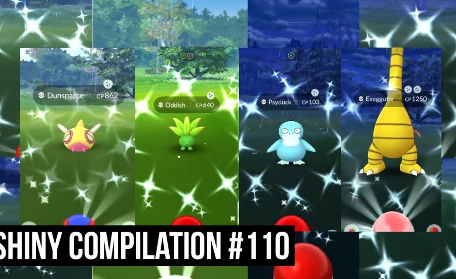 Pokemon GO Shiny Compilation #110