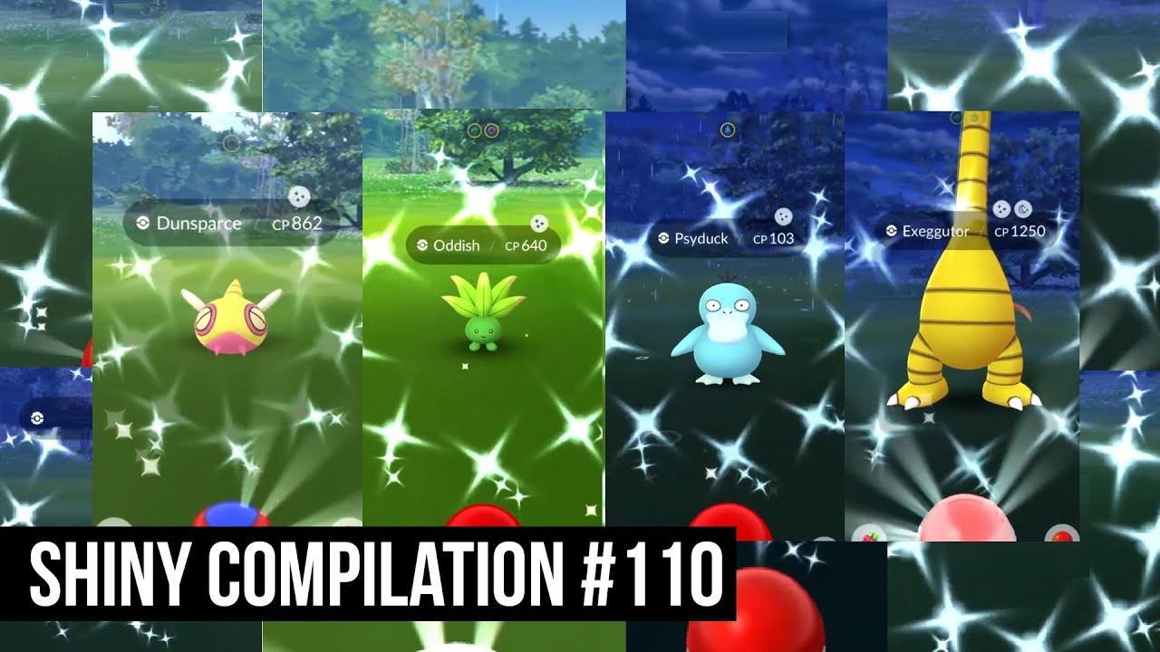 Pokemon GO Shiny Compilation #110