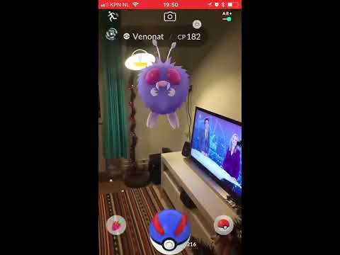 Pokemon Go AR+ first time (real world example)