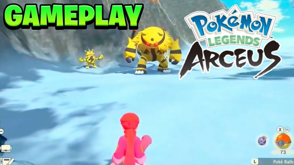 Pokemon Legends Arceus 5 Minutes of Gameplay!