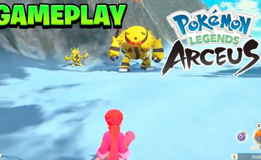 Pokemon Legends Arceus 5 Minutes of Gameplay!