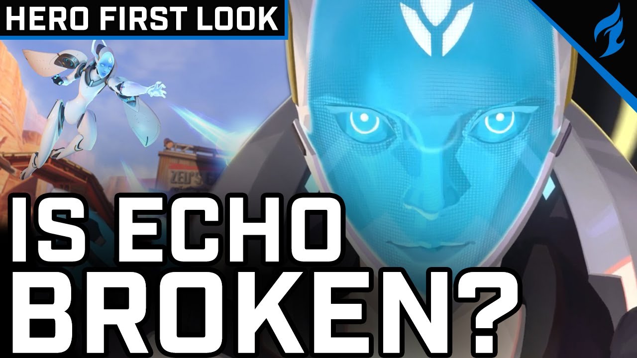 Pro Overwatch Players BREAK New Hero - ECHO First Look