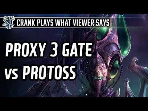 Proxy 3 gateway in Protoss vs Protoss l StarCraft 2: Legacy of the Void l Crank