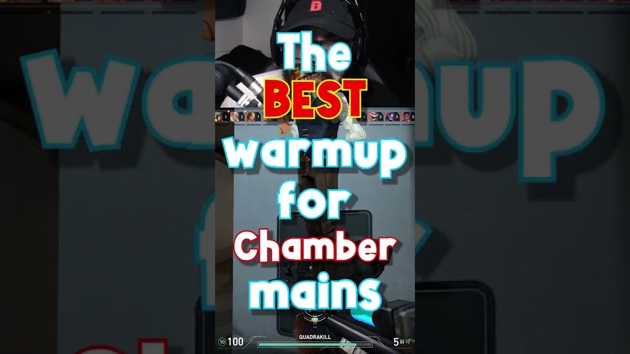 *RADIANT* BEST CHAMBER WARM UP | #valorant