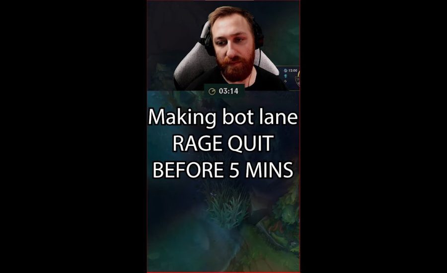 RAGE QUITTING ENEMY BOT BEFORE 5 MINS League of legends #xinzhao #leagueoflegends #shorts