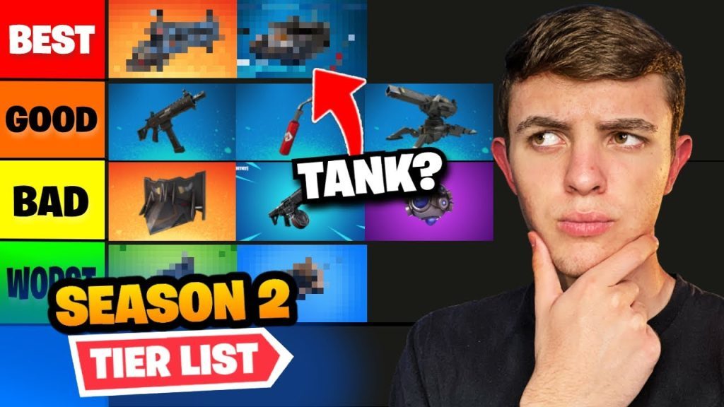 RANKING *EVERY* Fortnite Chapter 3 Season 2 Weapon + Item!