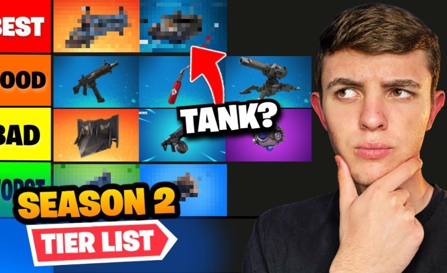 RANKING *EVERY* Fortnite Chapter 3 Season 2 Weapon + Item!
