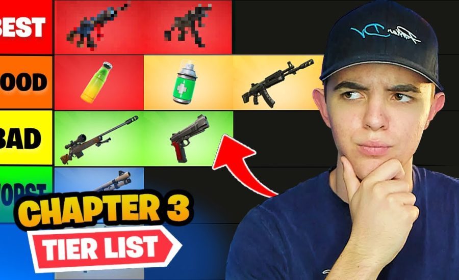 RANKING *EVERY* Fortnite Chapter 3 Weapon + Item!