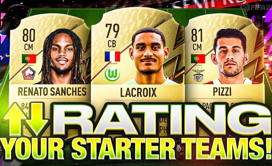 RATING YOUR FIFA 22 STARTER SQUADS! #FIFA22 ULTIMATE TEAM