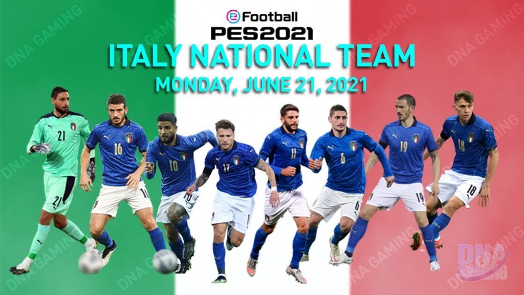 REVIEW UEFA EURO 2020 | ITALY NATIONAL TEAM | MONDAY, JUNE 21, 2021 | PES 2021