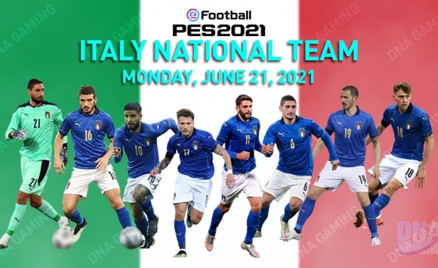 REVIEW UEFA EURO 2020 | ITALY NATIONAL TEAM | MONDAY, JUNE 21, 2021 | PES 2021