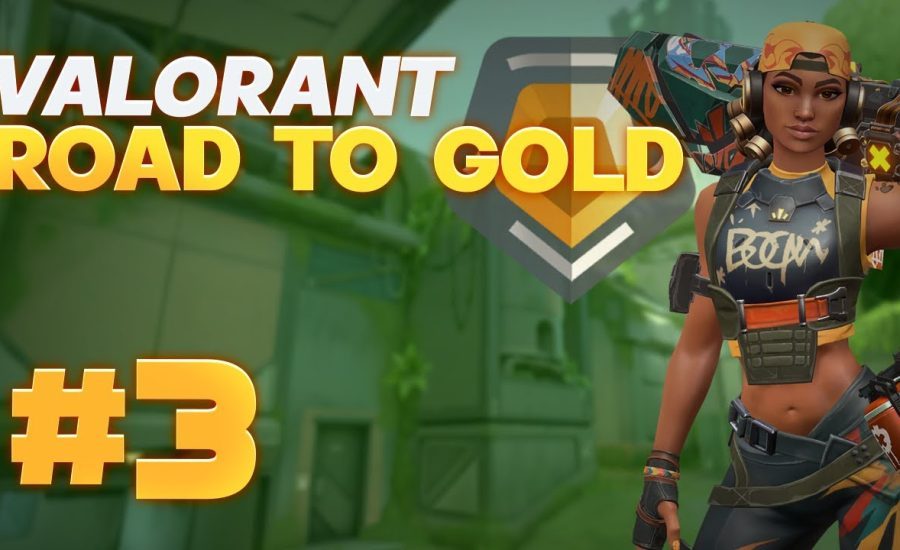 ROAD TO GOLD #3 (VALORANT RANKED) MY AIM IS ON FIRE?!