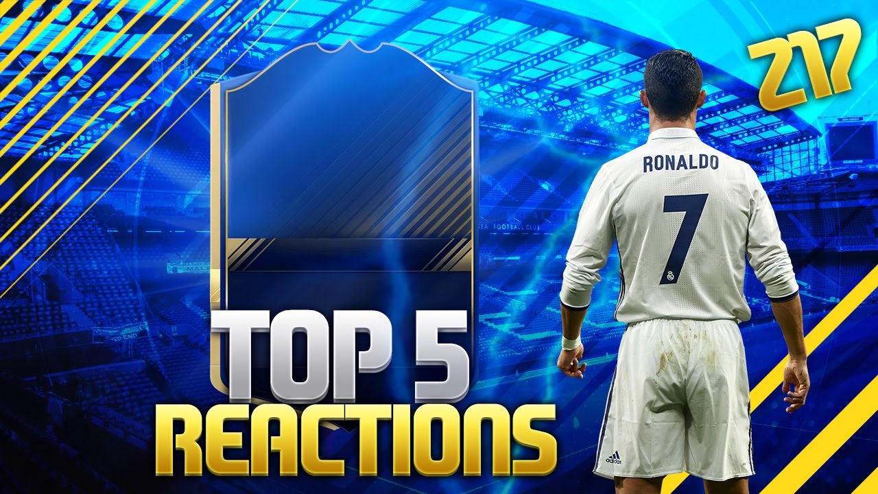 RONALDO 99 TOTY IN PACK | TOP 5 REACTIONS | FIFA 17