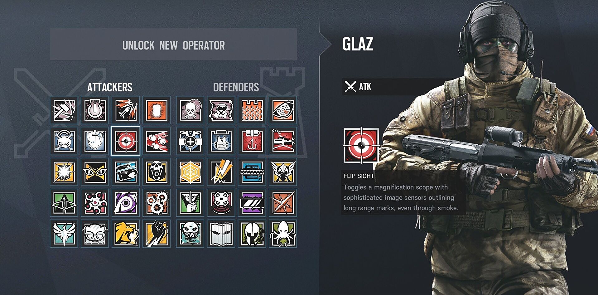 Rainbow6 Operator-GLAZ