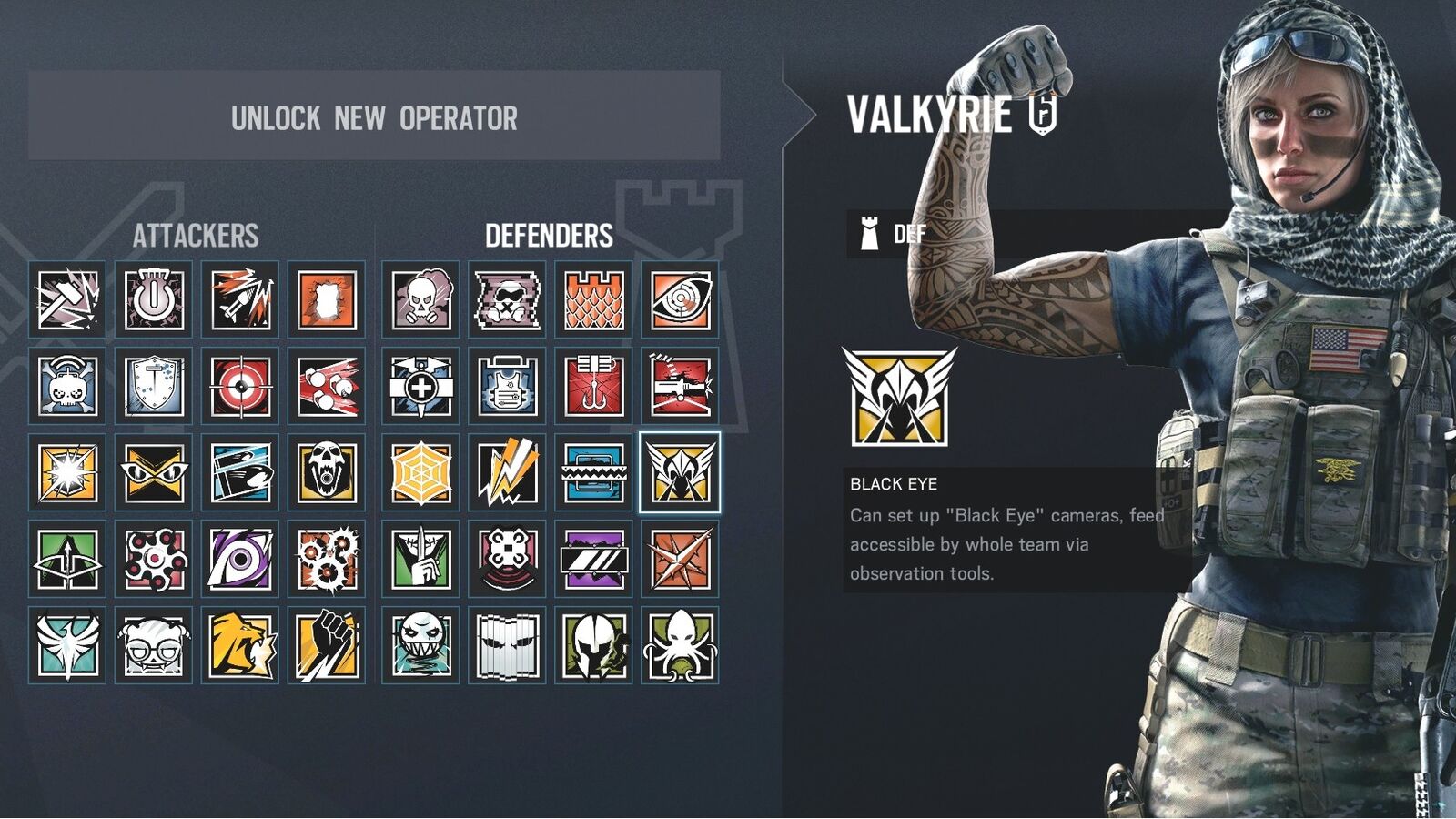 Rainbow6 Operator-VALKYRIE