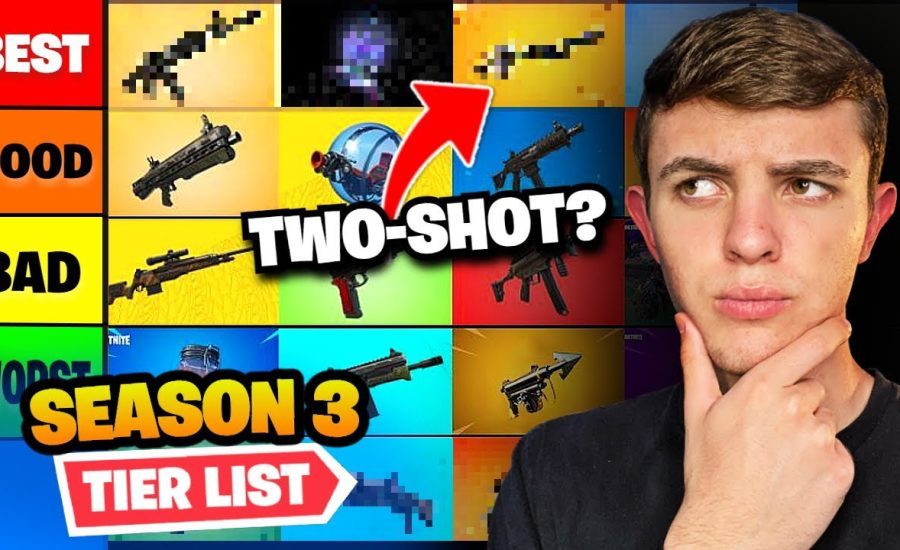 Ranking *EVERY* Fortnite Chapter 3 Season 3 Weapon + Item!