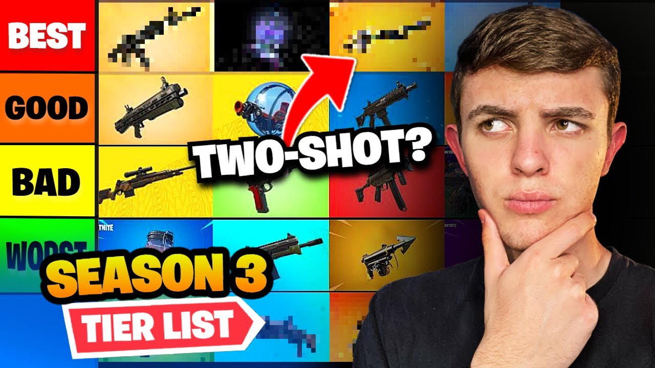 Ranking *EVERY* Fortnite Chapter 3 Season 3 Weapon + Item!