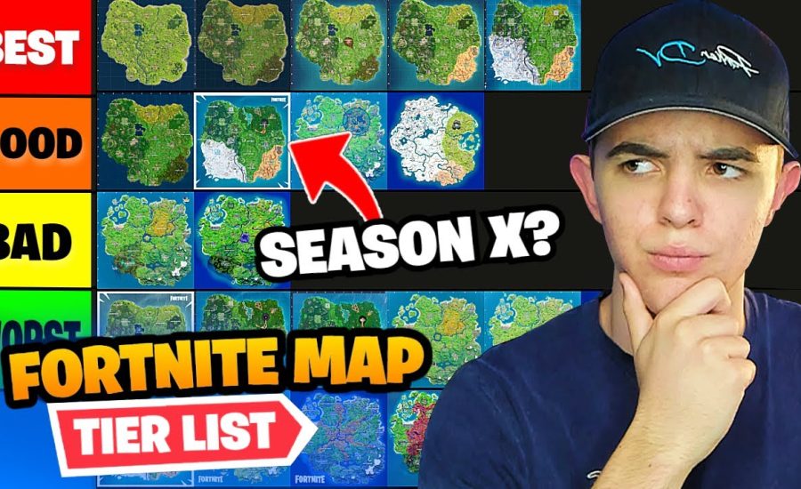 Ranking *EVERY* Fortnite Map! (Chapter 1 - Chapter 3)