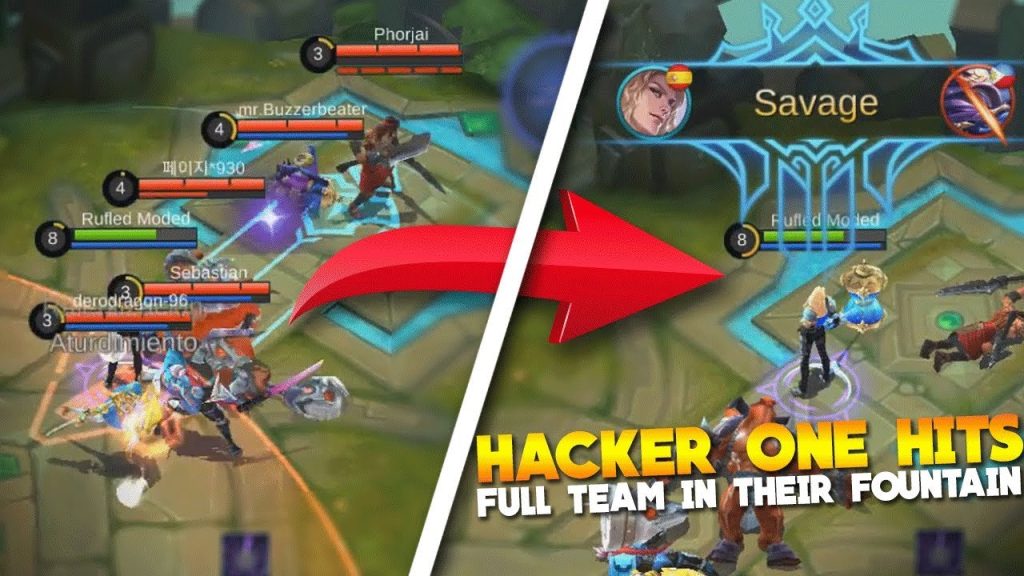 Reacting To Hacker Playing Ranked in Mobile Legends Hack Gameplay