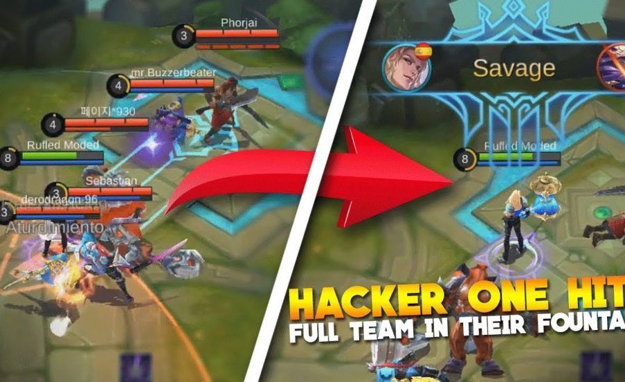 Reacting To Hacker Playing Ranked in Mobile Legends Hack Gameplay
