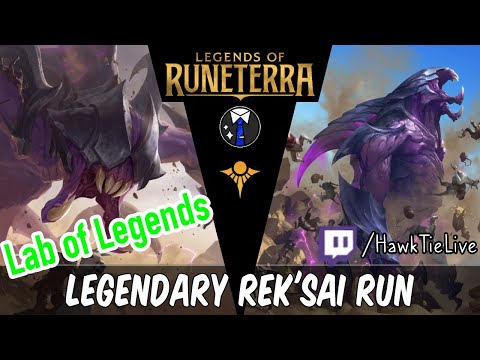 Rek'Sai Guide for Legendary Difficulty! Lab of Legends! | Legends of Runeterra LoR