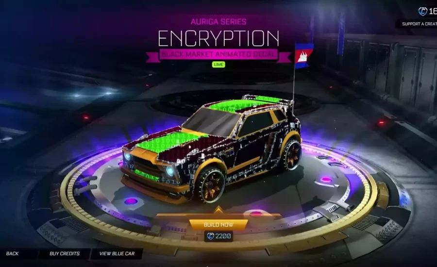 Rocket League Encryption details about the decal, price and how to get it