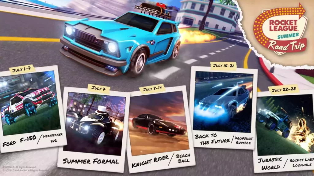 Rocket League Summer Road Trip brings back some classics!