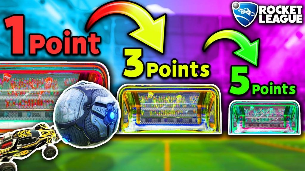Rocket League, but the SMALLER the goal, the MORE points you get!