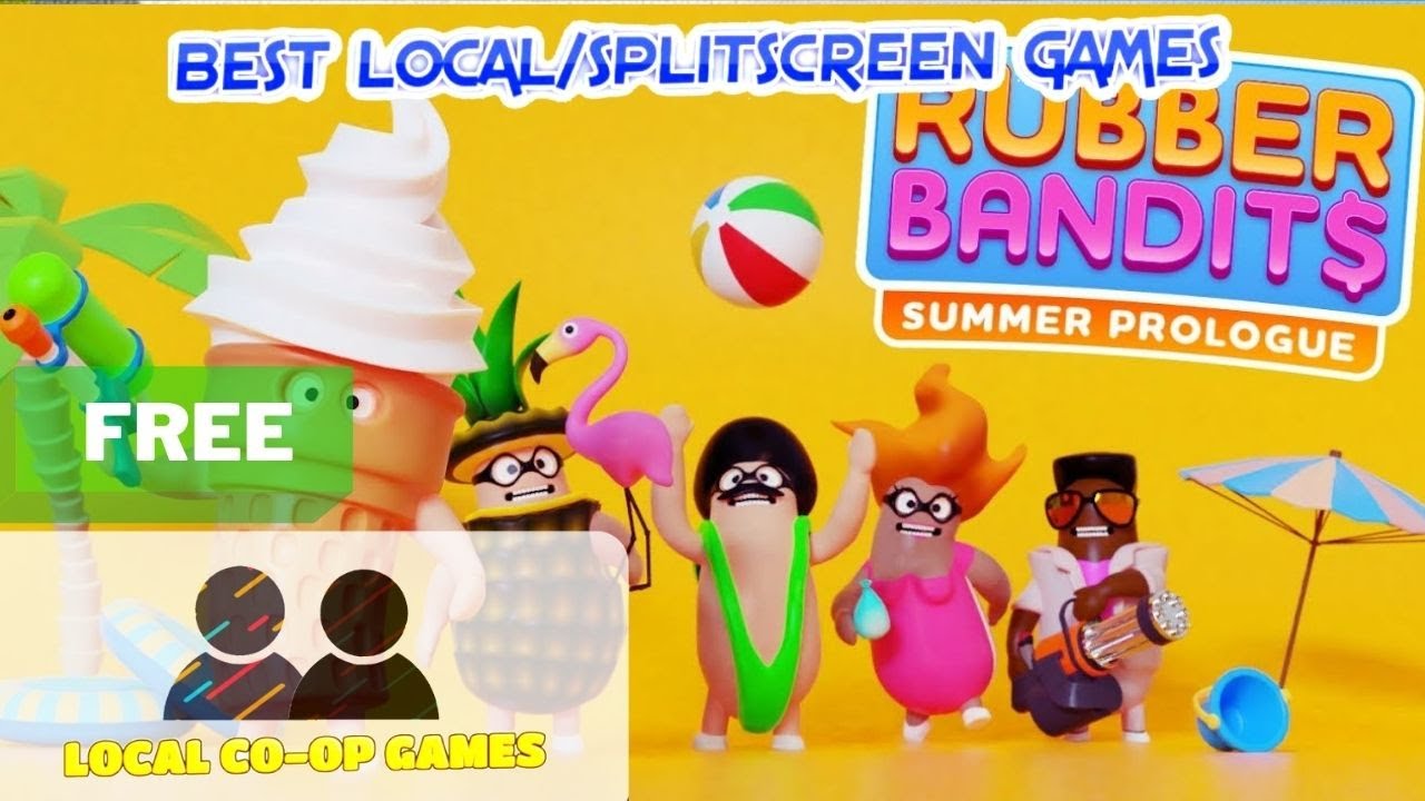 Rubber Bandits [Free Game] - How to Play Local Versus Multiplayer [Gameplay]