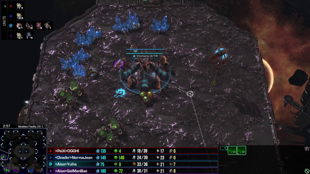 SC2 LotV, 2v2, ZP vs. PP, protoss's no planning