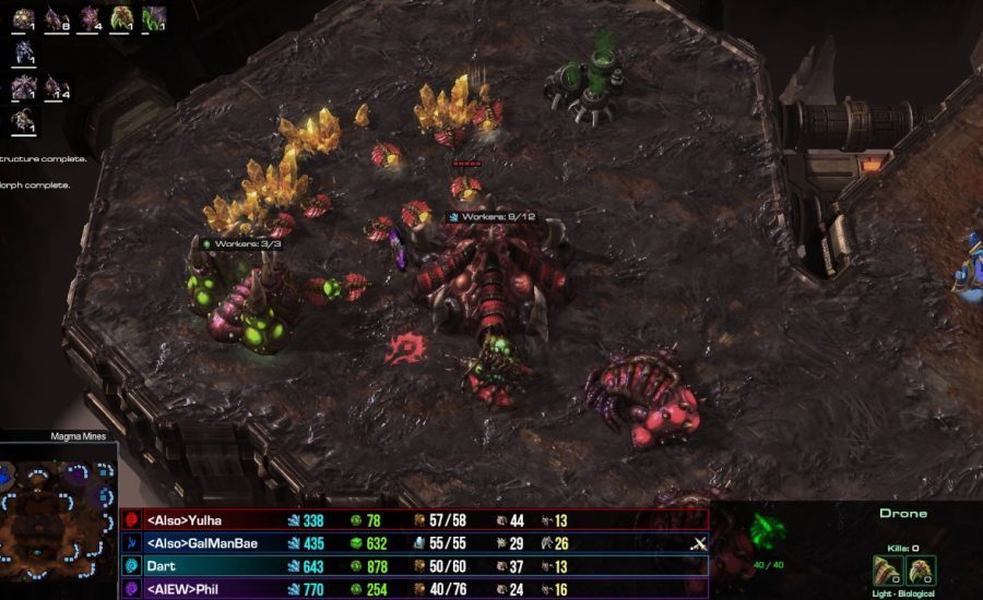 SC2 LotV, 2v2, ZP vs. ZZ, Kill the two Zerg!