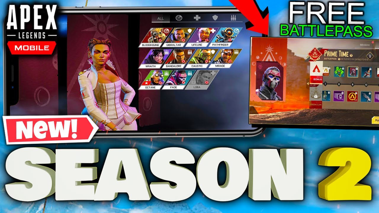 SEASON 2 + FREE BATTLEPASS In Apex Legends Mobile