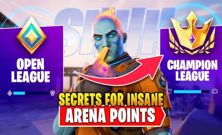SECRET TIPS To CLIMB ARENA FAST And REACH CHAMPIONS In Fortnite Battle Royale!