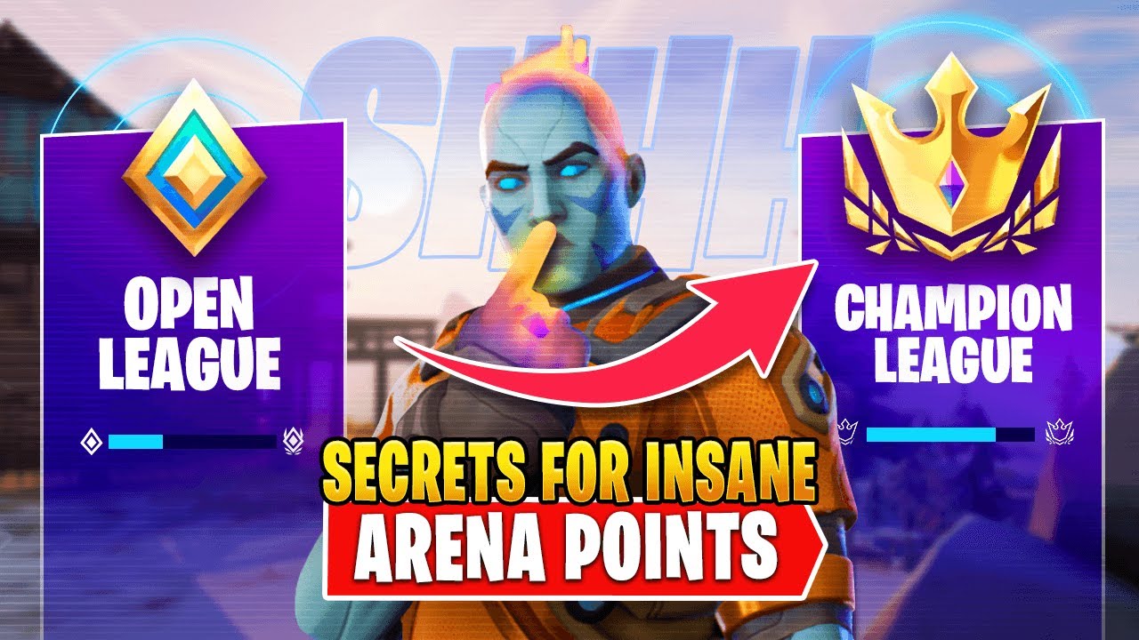 SECRET TIPS To CLIMB ARENA FAST And REACH CHAMPIONS In Fortnite Battle Royale!