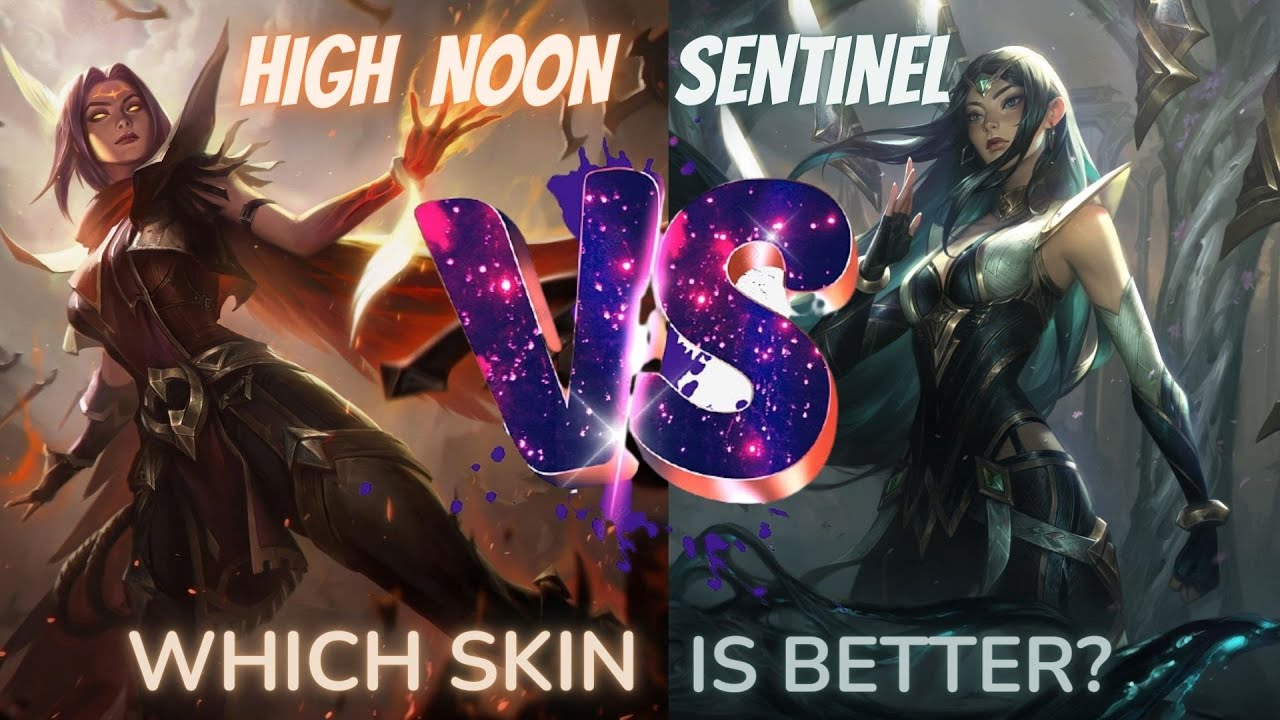 SENTINEL Irelia VS HIGH NOON Irelia l Skin Comparison