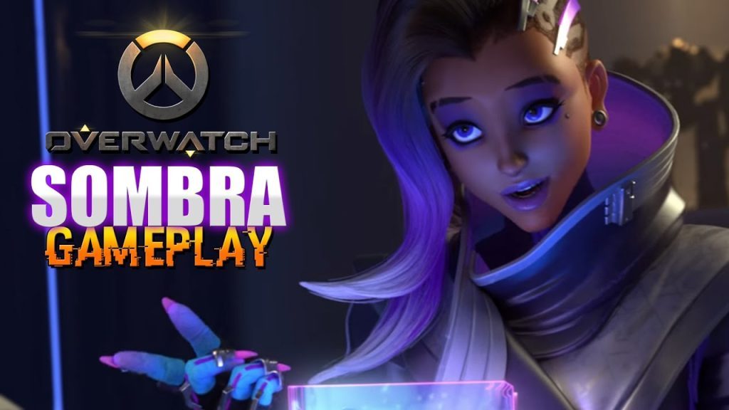 SOMBRA!!! NEW OVERWATCH HERO (ALL SKINS) - GAMEPLAY