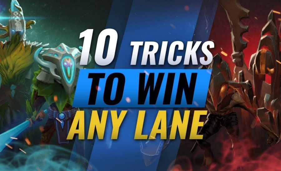 STOP LOSING LANES With These 10 INSANE Tricks - Dota 2 Tips