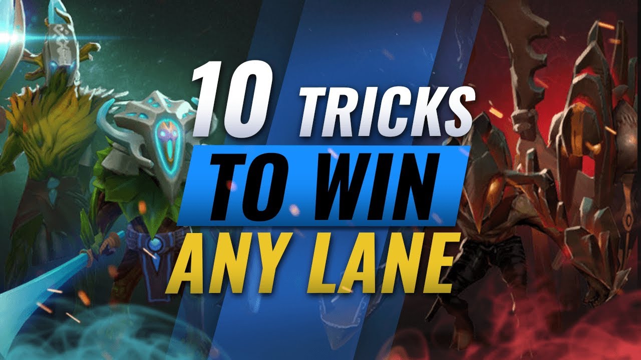 STOP LOSING LANES With These 10 INSANE Tricks - Dota 2 Tips