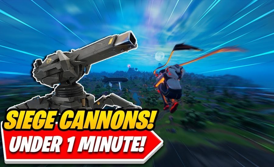Siege Cannons Are The BEST ROTATION METHOD In Fortnite Battle Royale Chapter 3 Season 2! #Shorts