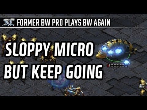Sloppy Reaver micro but keep going vs Protoss l StarCraft: Brood War Remastered l Crank