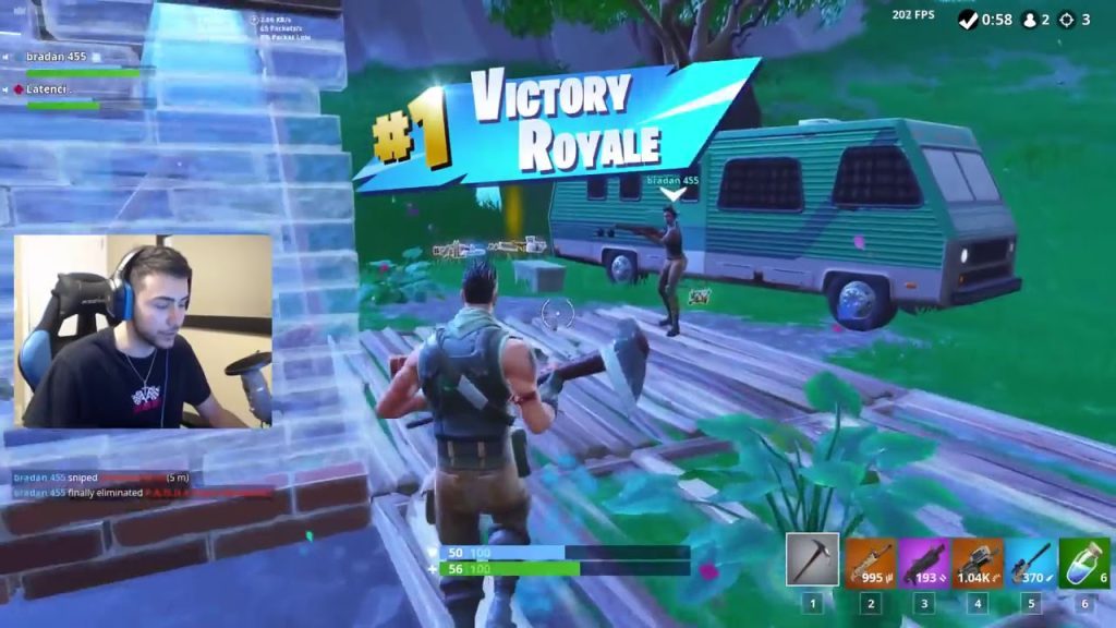 So I played a Random Duos game with 'Ninja' on Fortnite!