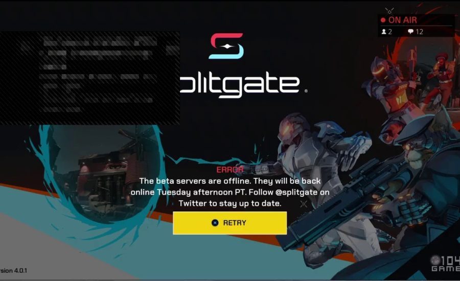 Splitgate Gameplay when servers are up *Mic Broke*