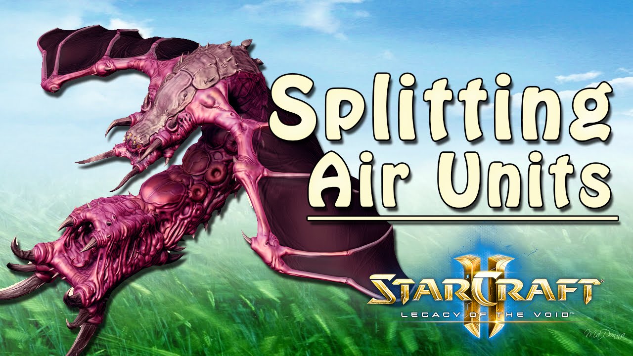 Splitting Air Units - SC2 Quick Tips