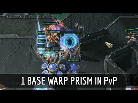 StarCraft 2: 1 Base Warp Prism in PvP